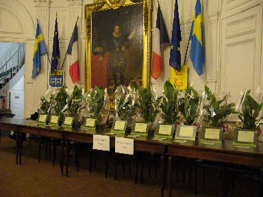 la table des fleurs